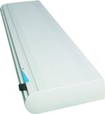 SPALTVENTIL LJUDREDUCERANDE FRESH VIT ALU 450/40