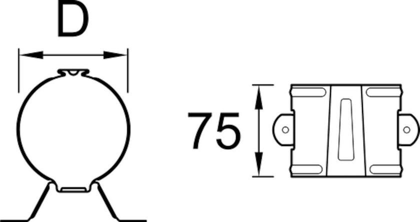 SVEP TRÄVÄGG MED KIL PLANNJA ZINKMAGNESIUM 90 MM