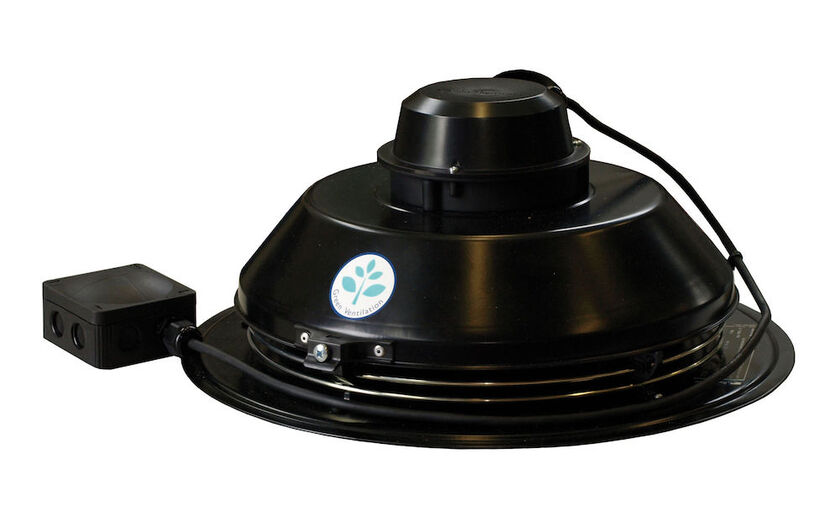 TAKFLÄKT TFSR 160 EC SVART