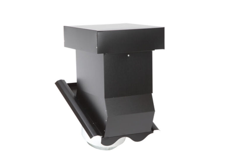 VENTILATIONSHUV VH SVART BETONGPANNA 125-160 MM