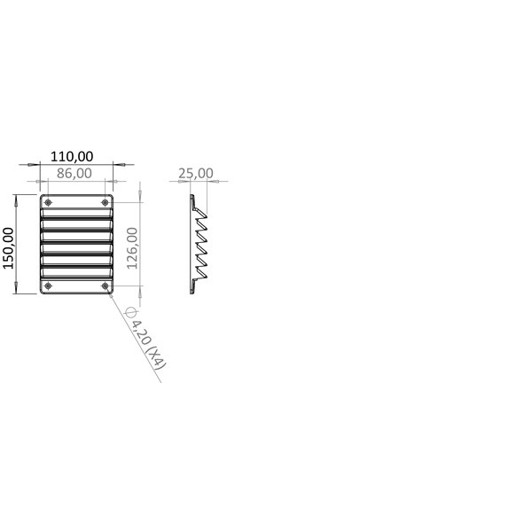 PANELGALLER FRESH VIT POLYPROPEN 110X150 MM