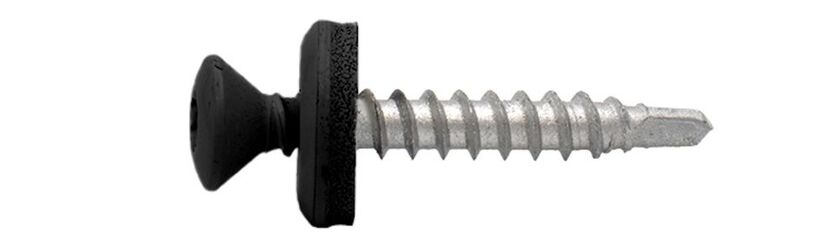 FASADSKRUV LÅGPROFIL EJOT SVART 9011 4,8X35 MM 250-PACK