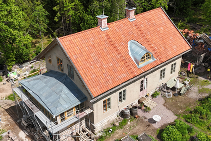 Återbrukad zink fick nytt hem i Värmland