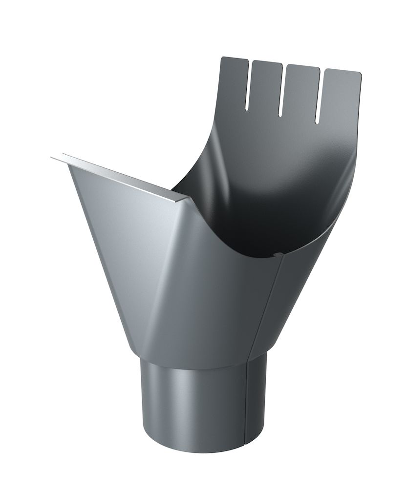 OMVIKNINGSKUPA PLANNJA ALUMINIUM MÖRKGRÅ 20 125 MM 75 MM