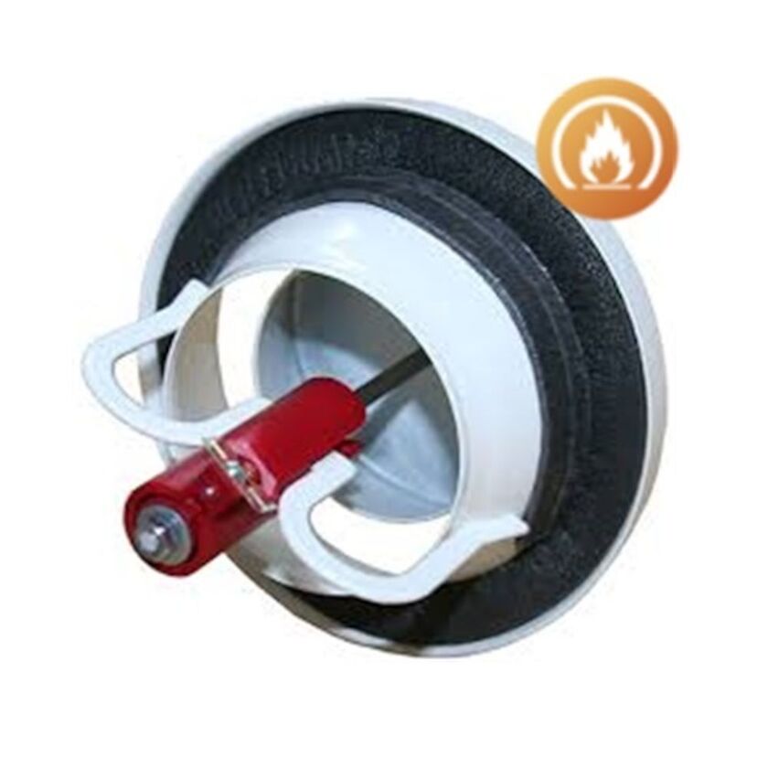 BRANDVENTIL KSOF CLEANVENT INKLUSIVE RAM 100 MM