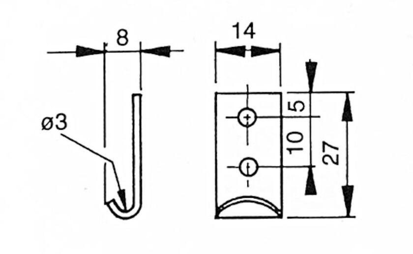 HAKE 31 RF TILL EXCENTERLÅS 120 RF-2
