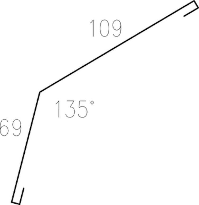 TAKFOTSBESLAG 326605 PLANNJA HC25 MRÖ 22 2M 109X69