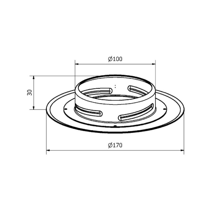 FRÅNLUFTSDON HFD MED RENOVERINGSRAM HROT 100 MM