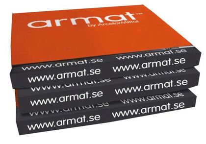 ARMAT AMS 2500X1250X0,6 SVART 9005