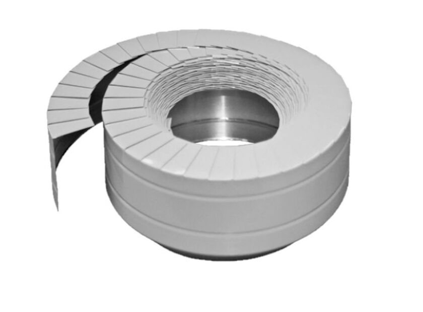 ROSETTBAND S GRÅLACK 80 MM 10 M