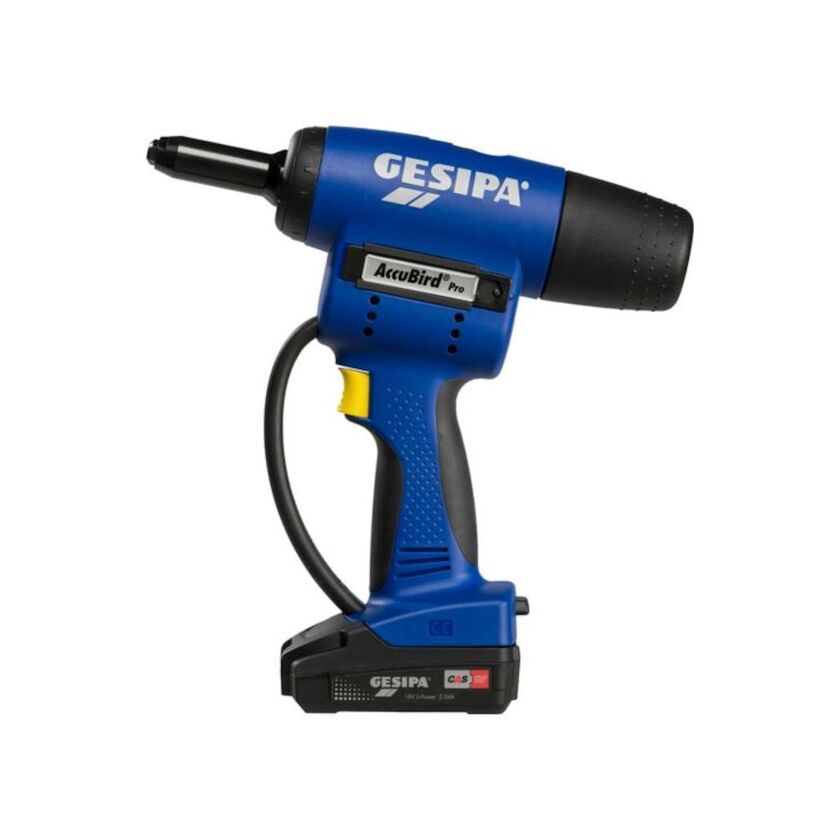 NITPISTOL ACCUBIRD PRO CAS 2 LI-ION 18V GESIPA