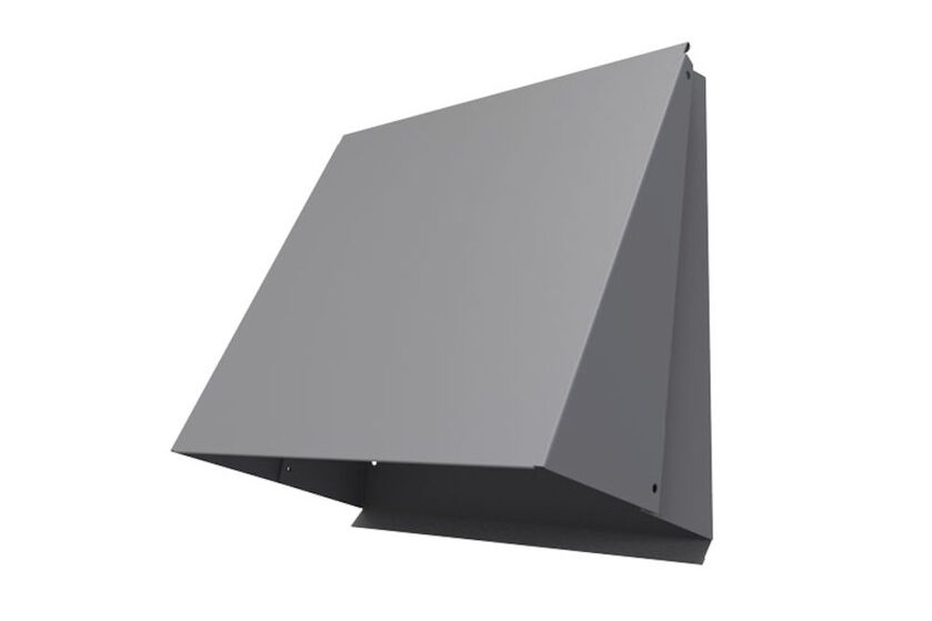 VÄGGKÅPA HUVK ZINKGRÅ 125 MM